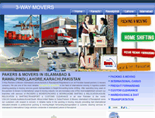 Tablet Screenshot of 3waymovers.com